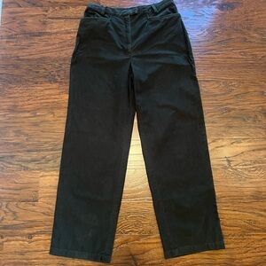 The Limited 100% Cotton Pants Wide Leg Dark Green SUPER SOFT!